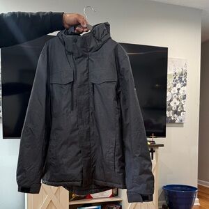 Men's Dark Grey Hooded Jacket ZeroXposur